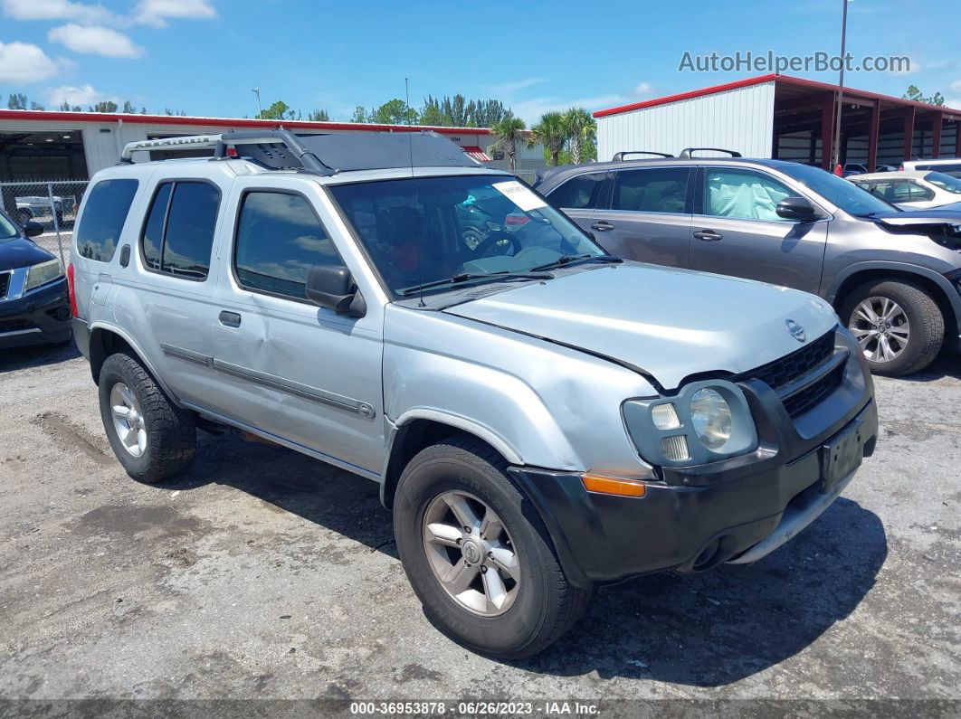 2003 Nissan Xterra Xe Silver vin: 5N1ED28T53C667133