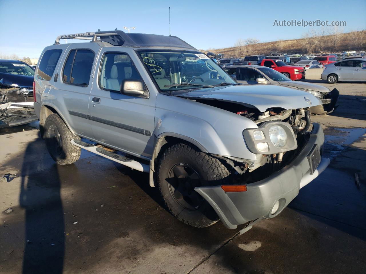 2003 Nissan Xterra Xe Серебряный vin: 5N1ED28T53C683283