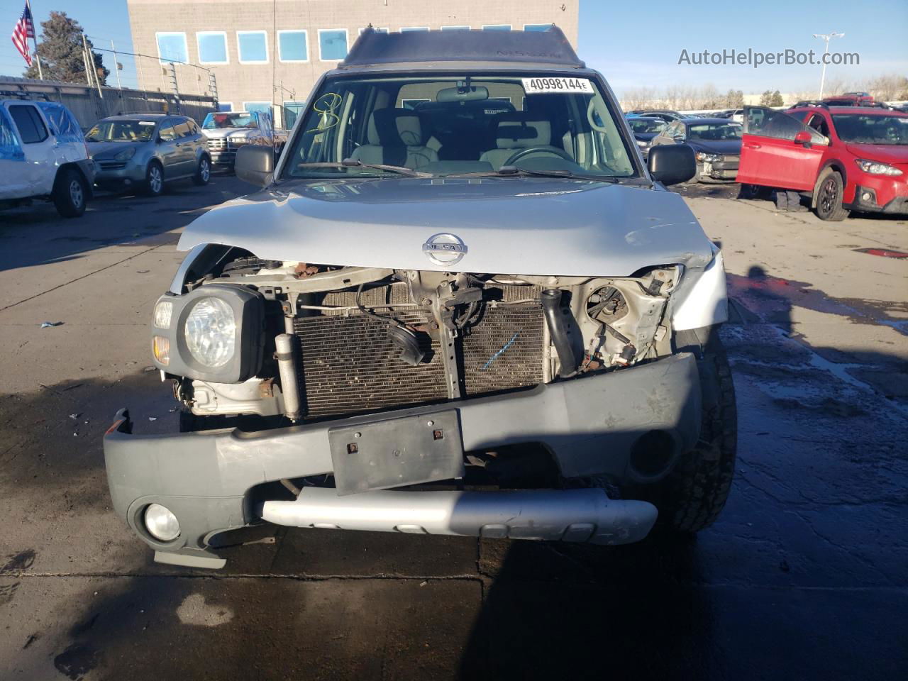 2003 Nissan Xterra Xe Silver vin: 5N1ED28T53C683283