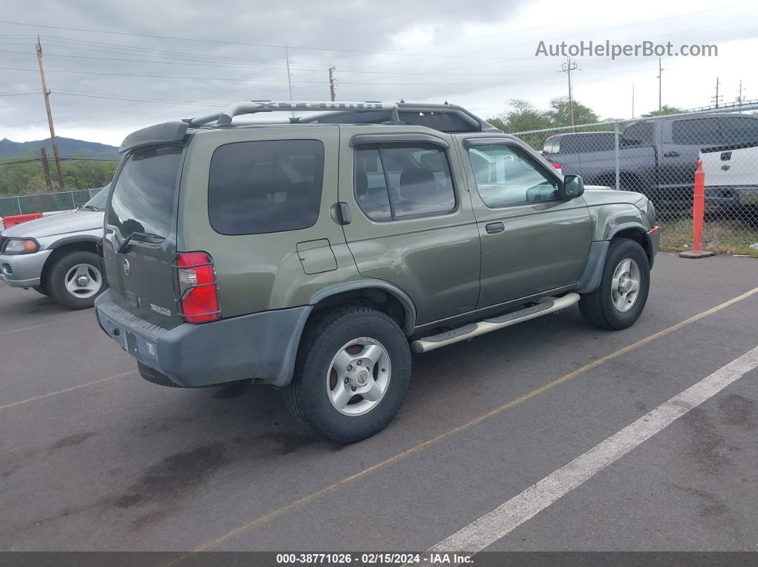 2003 Nissan Xterra Xe Зеленый vin: 5N1ED28T63C626638