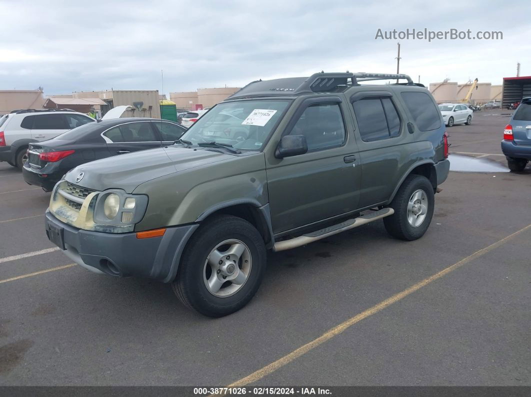 2003 Nissan Xterra Xe Green vin: 5N1ED28T63C626638