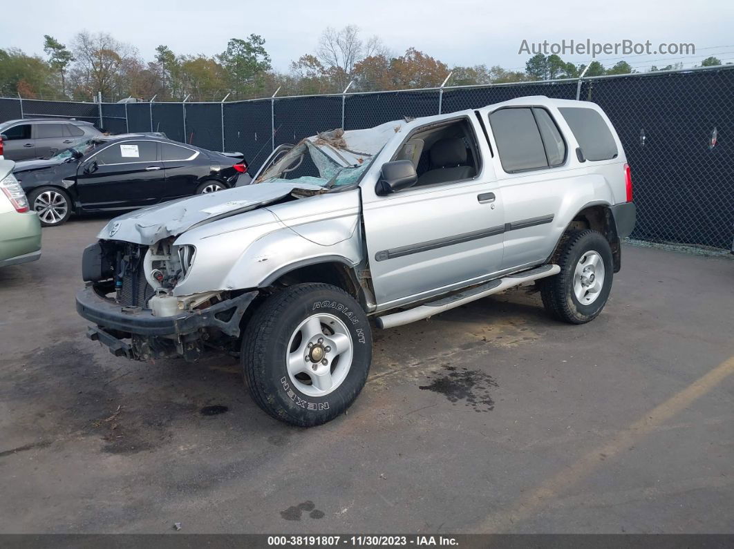 2003 Nissan Xterra Xe Silver vin: 5N1ED28T63C627451