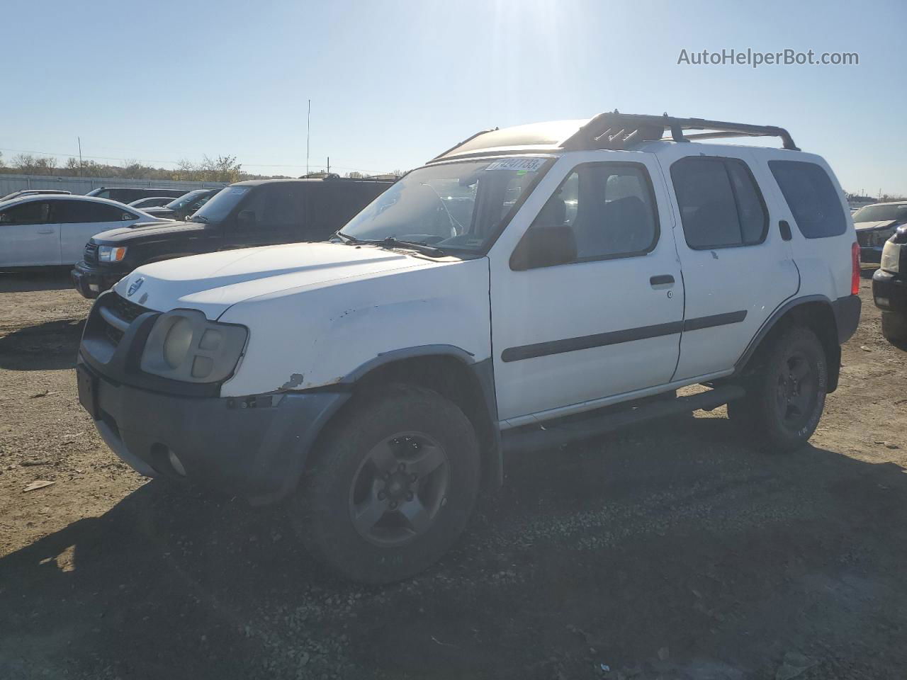 2003 Nissan Xterra Xe White vin: 5N1ED28T63C647053