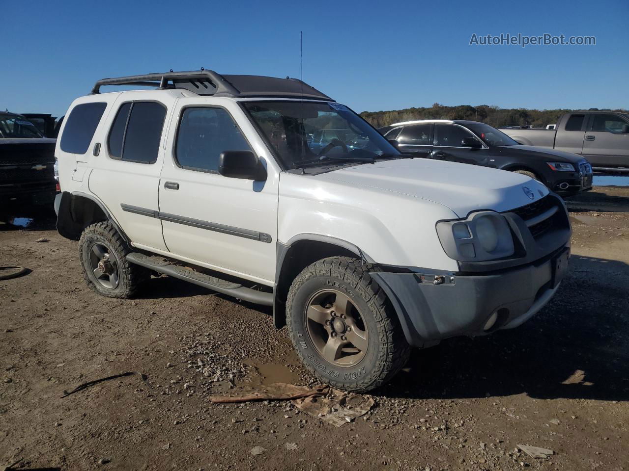 2003 Nissan Xterra Xe Белый vin: 5N1ED28T63C647053