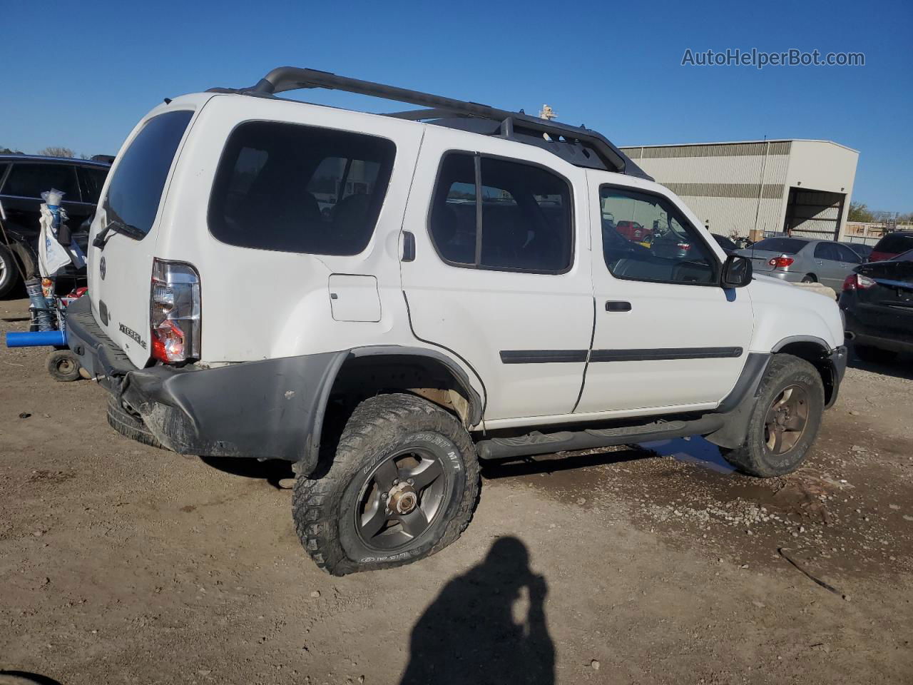 2003 Nissan Xterra Xe White vin: 5N1ED28T63C647053