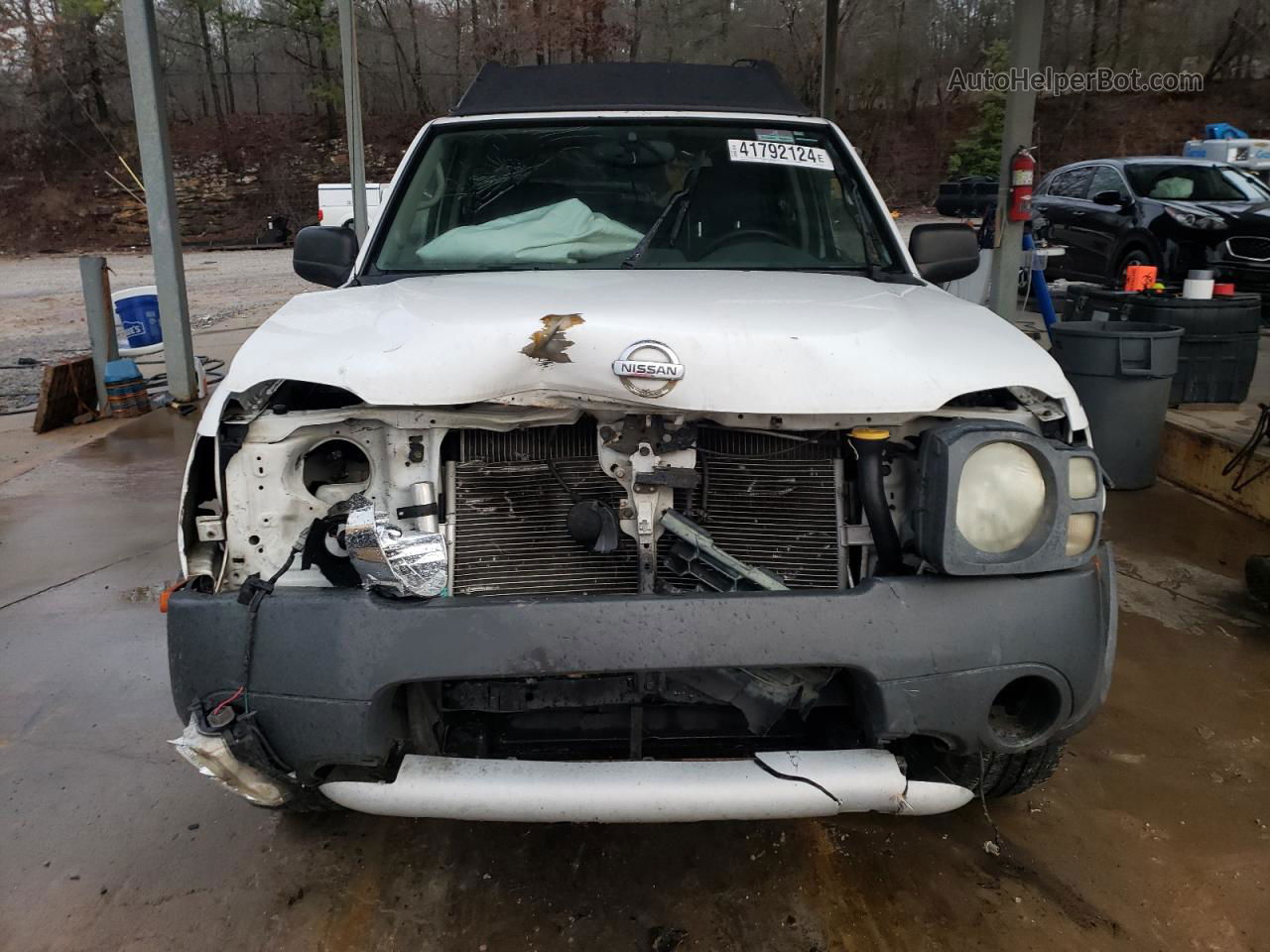 2003 Nissan Xterra Xe White vin: 5N1ED28T63C652026