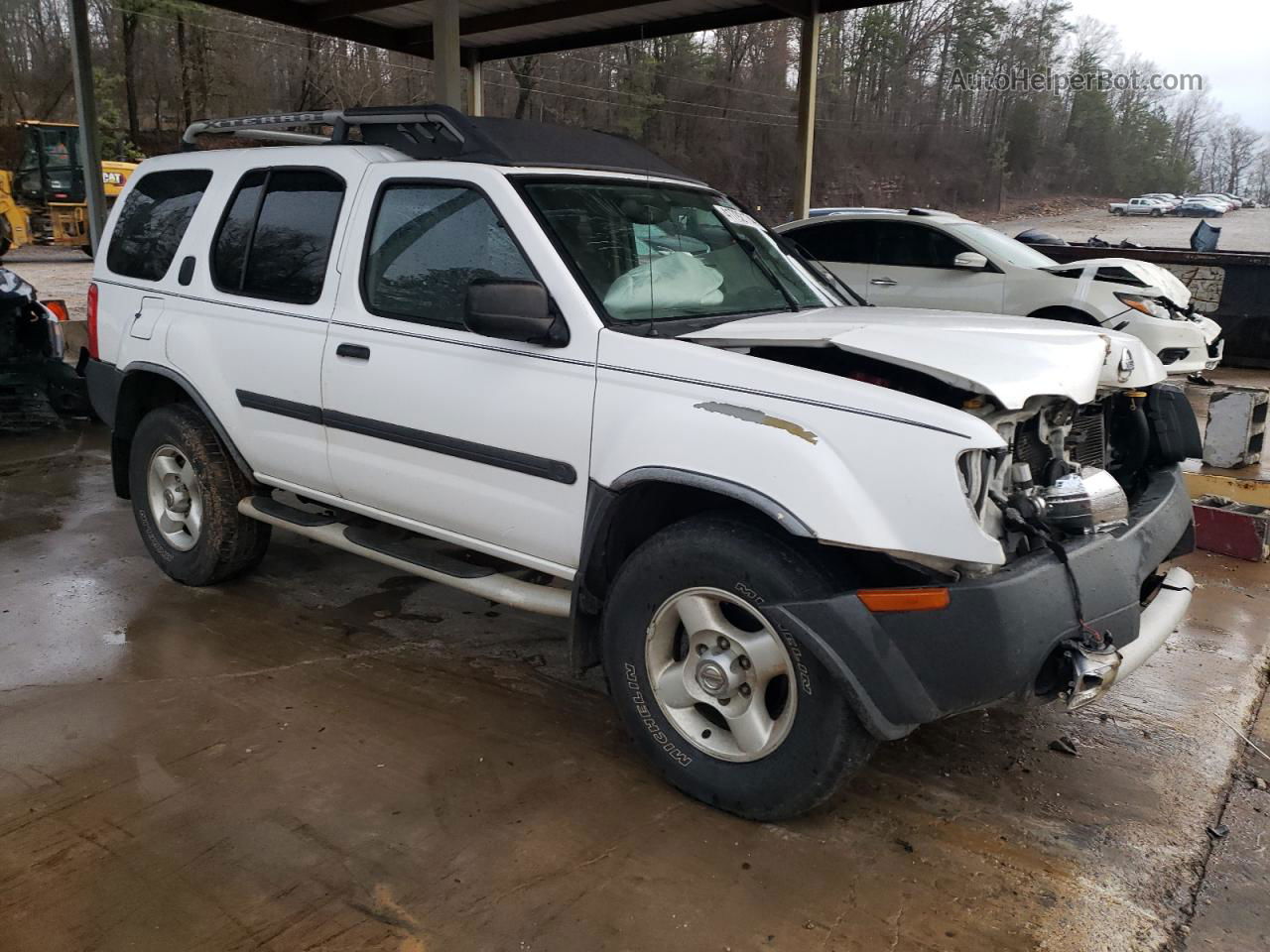 2003 Nissan Xterra Xe White vin: 5N1ED28T63C652026