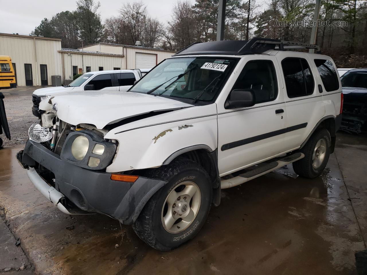 2003 Nissan Xterra Xe White vin: 5N1ED28T63C652026