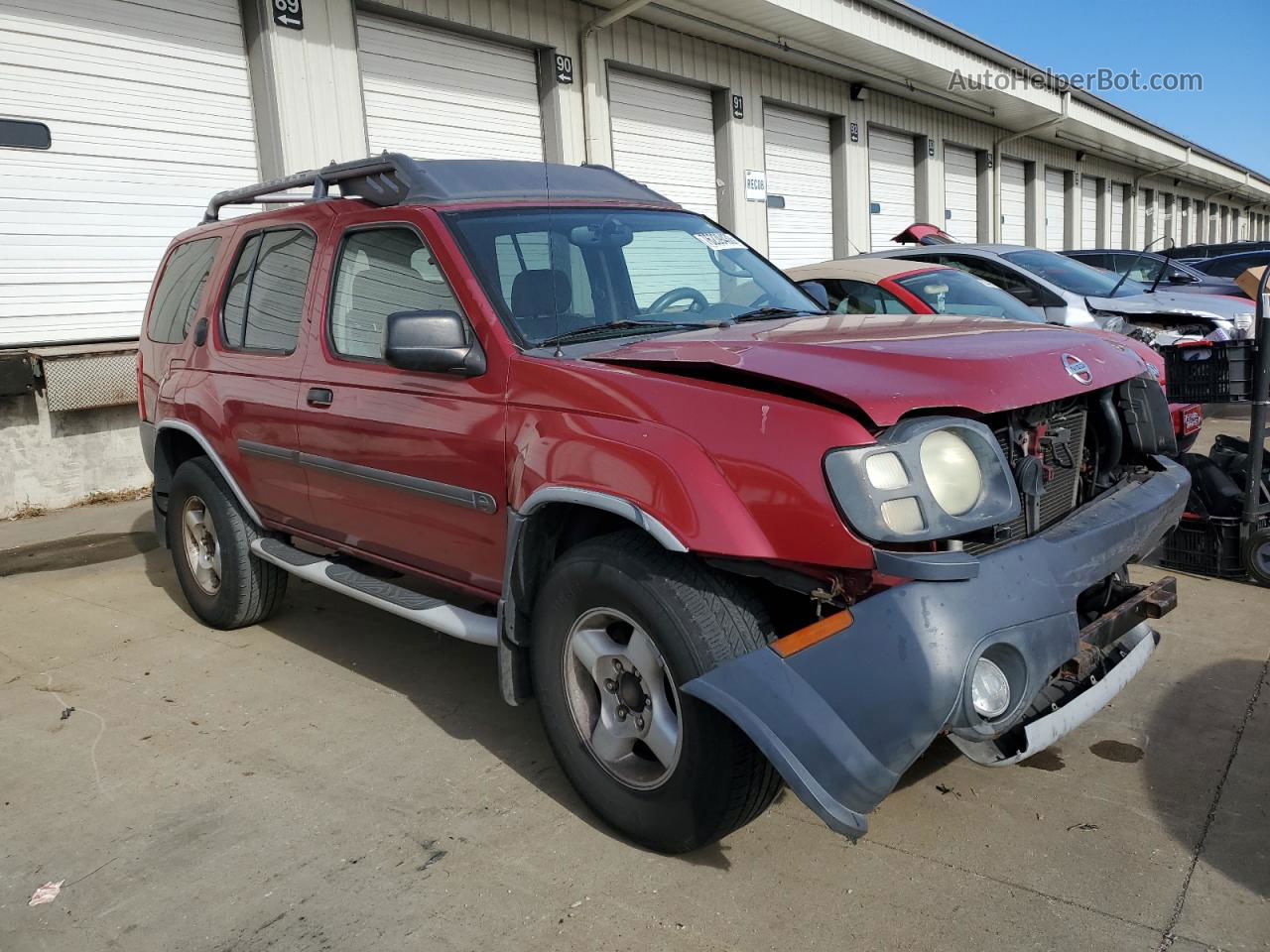 2003 Nissan Xterra Xe Красный vin: 5N1ED28T63C670753