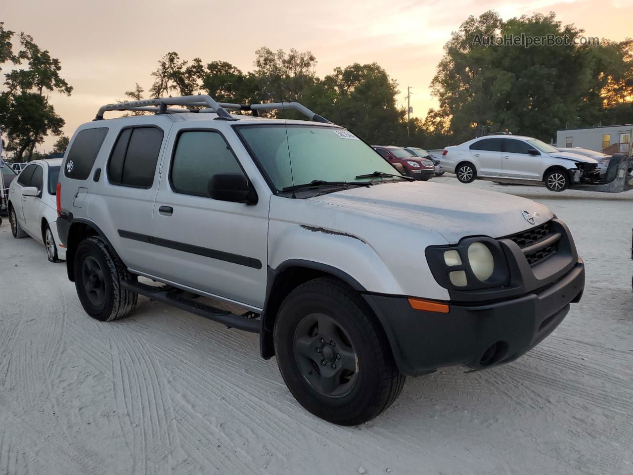 2003 Nissan Xterra Xe Silver vin: 5N1ED28T63C685172