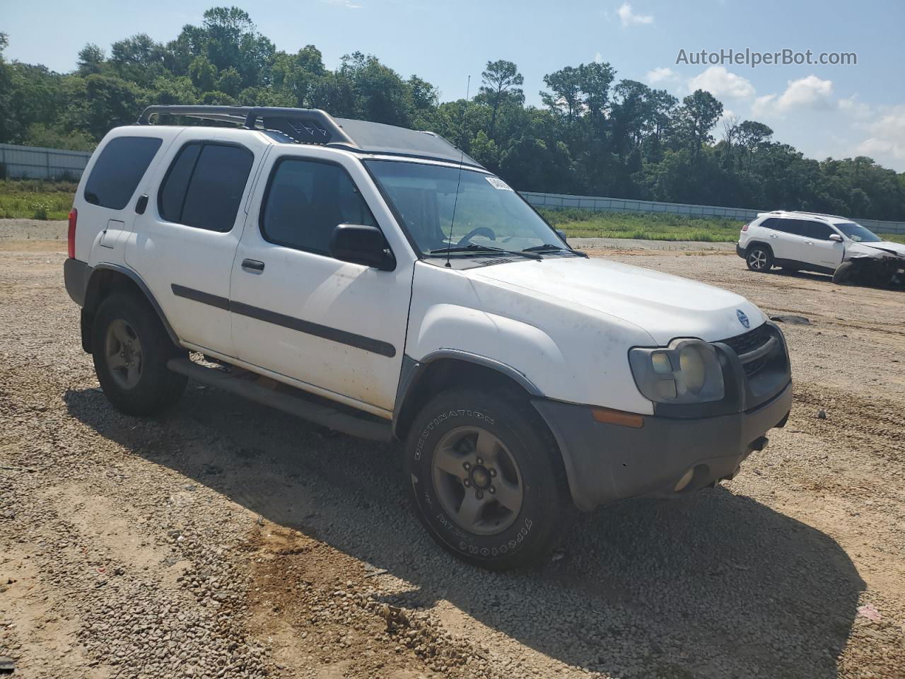 2003 Nissan Xterra Xe White vin: 5N1ED28T83C642887