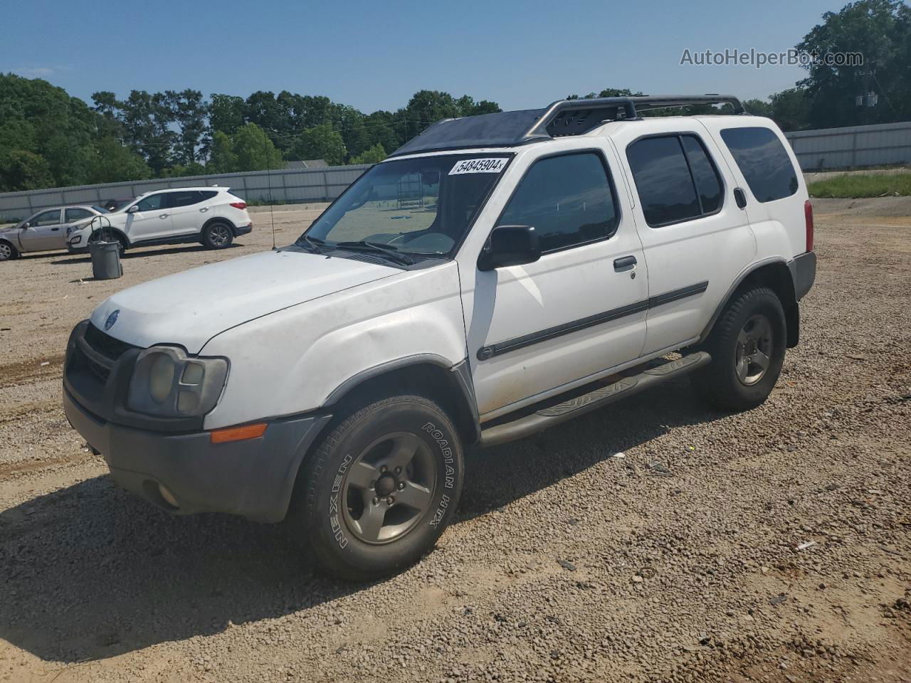 2003 Nissan Xterra Xe White vin: 5N1ED28T83C642887