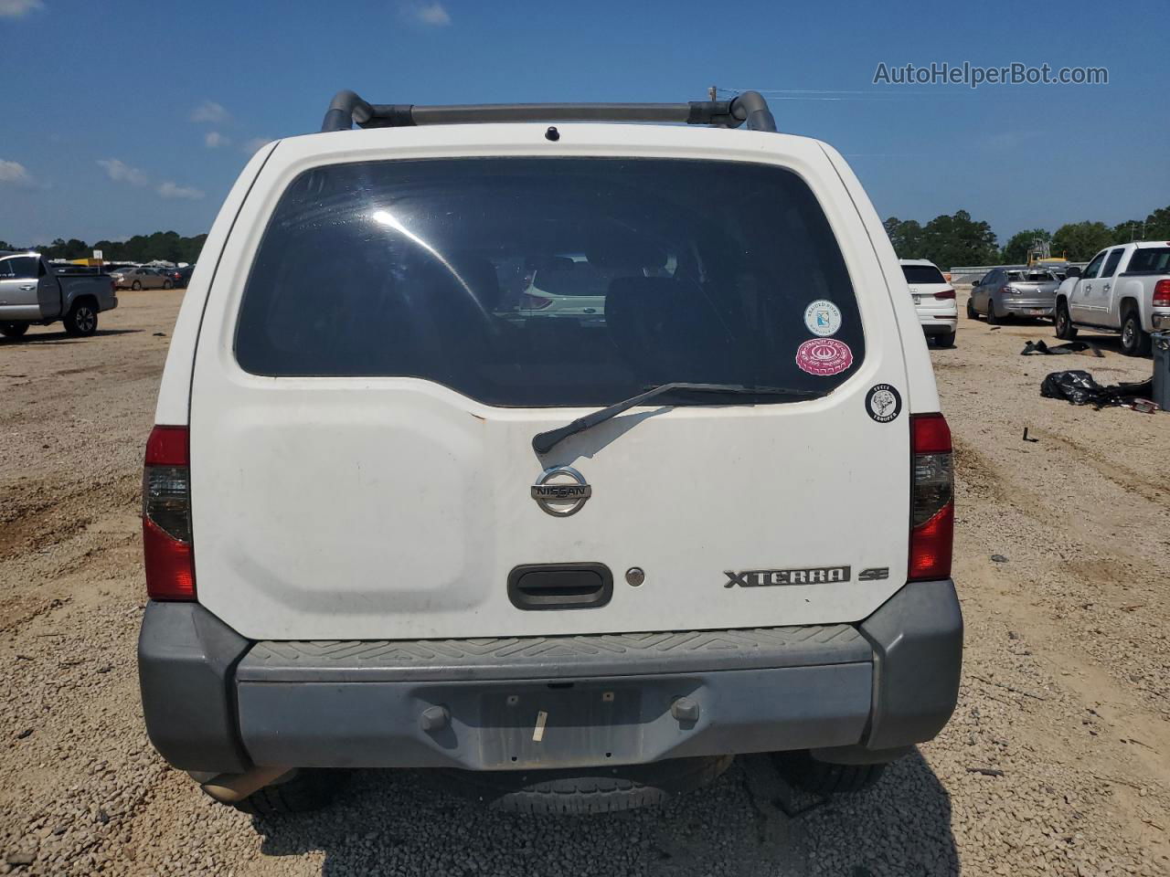 2003 Nissan Xterra Xe White vin: 5N1ED28T83C642887