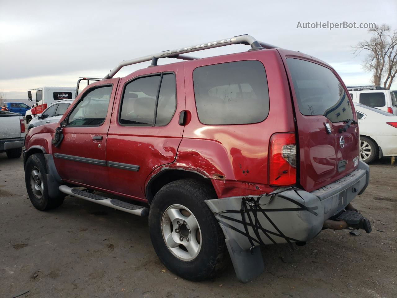 2003 Nissan Xterra Xe Red vin: 5N1ED28T83C687831