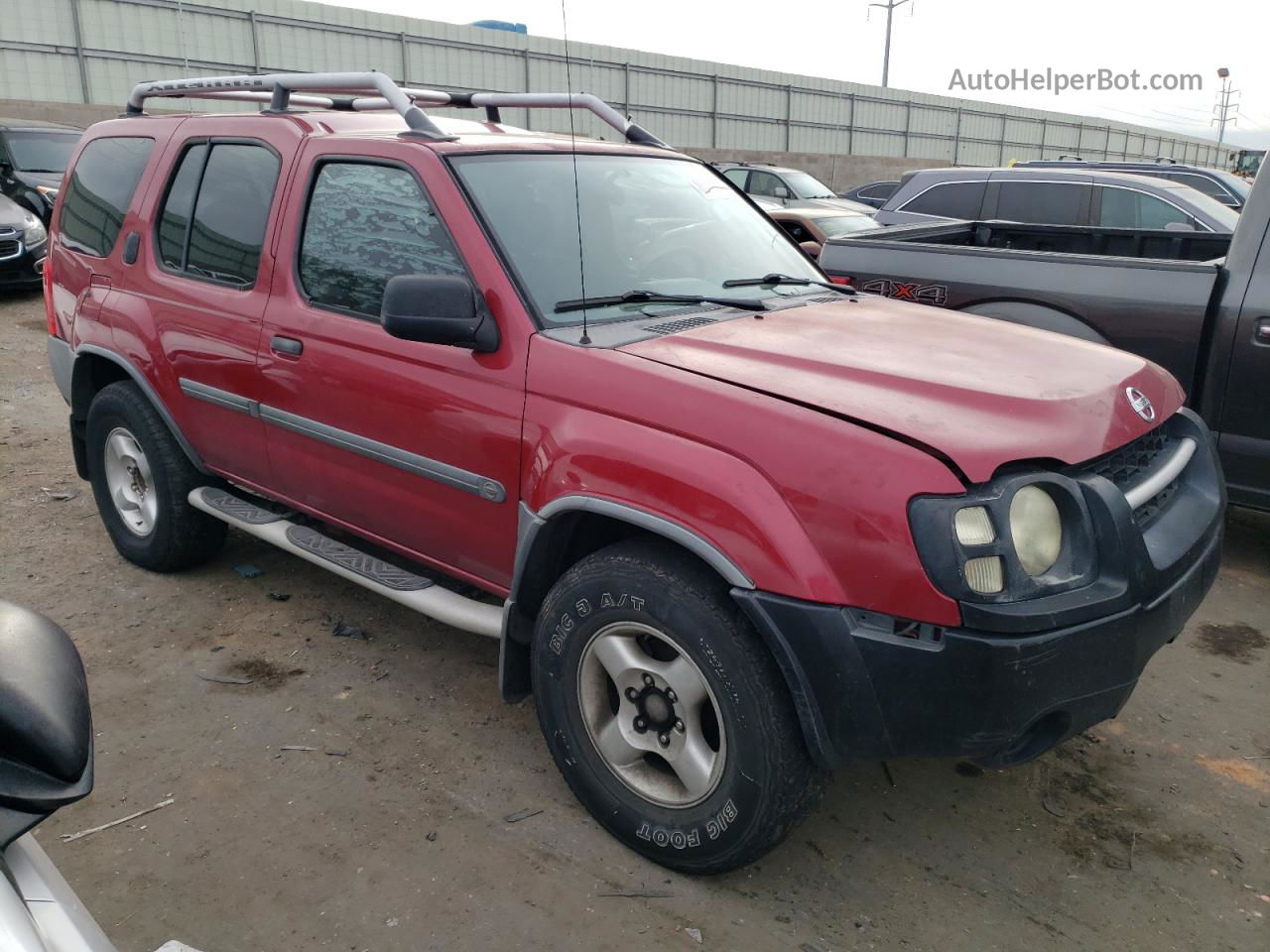 2003 Nissan Xterra Xe Red vin: 5N1ED28T83C687831