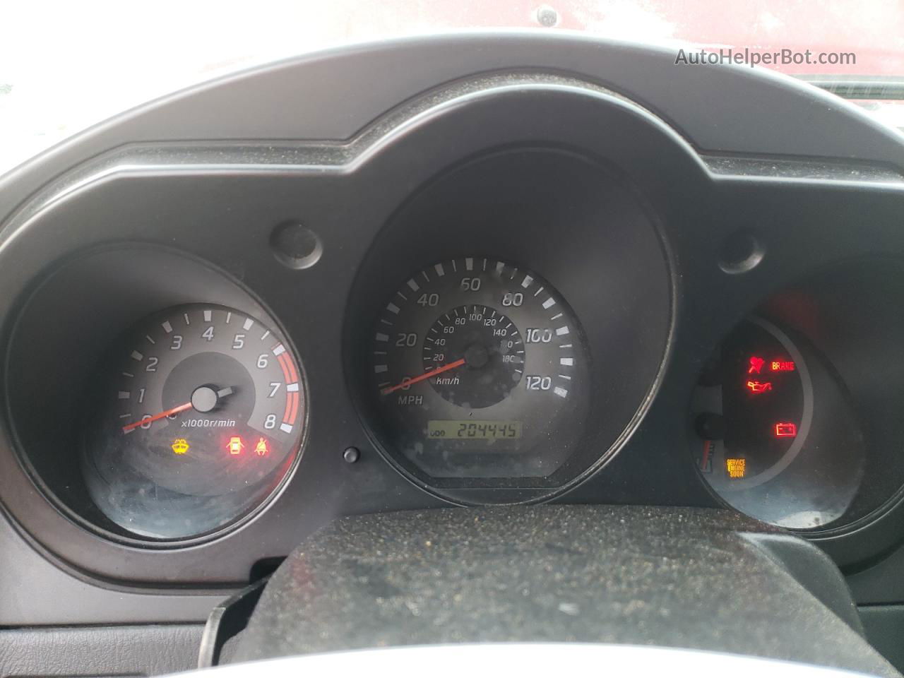 2003 Nissan Xterra Xe Красный vin: 5N1ED28T83C687831