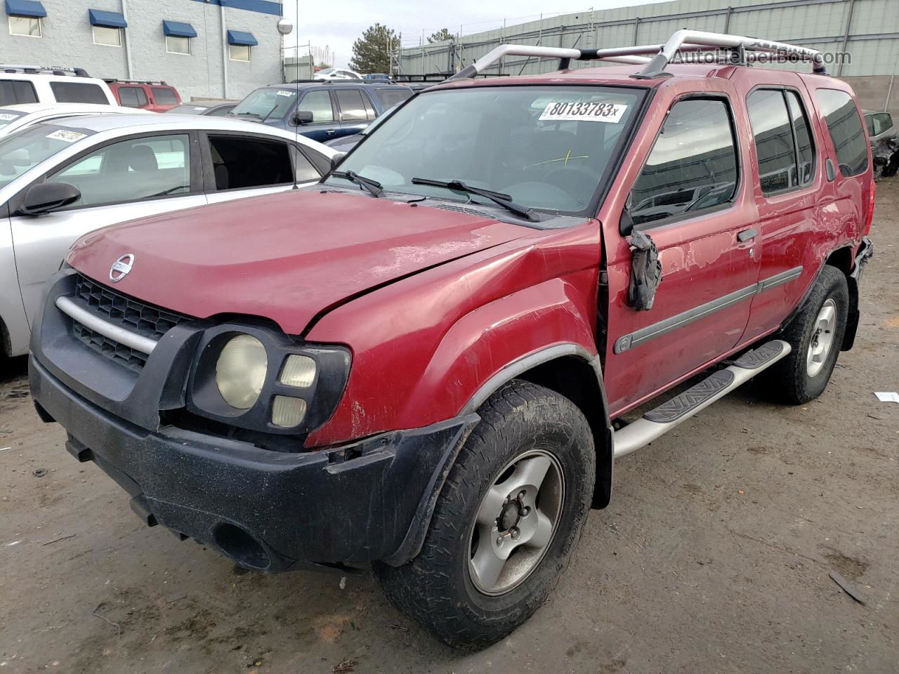 2003 Nissan Xterra Xe Red vin: 5N1ED28T83C687831