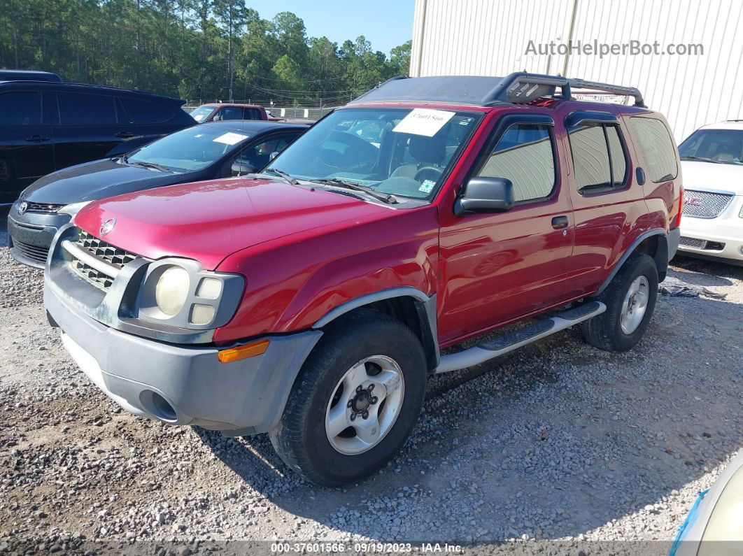 2003 Nissan Xterra Xe Red vin: 5N1ED28T83C702425