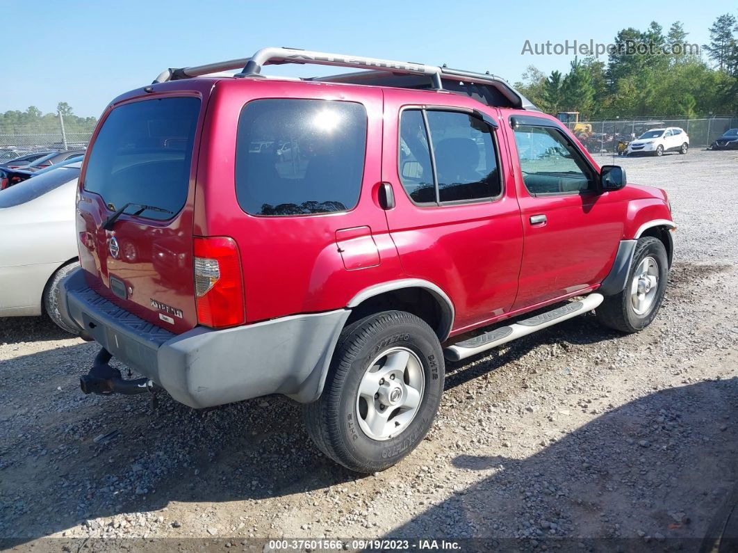 2003 Nissan Xterra Xe Red vin: 5N1ED28T83C702425