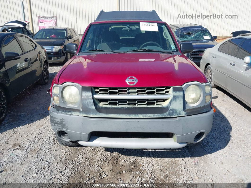 2003 Nissan Xterra Xe Red vin: 5N1ED28T83C702425