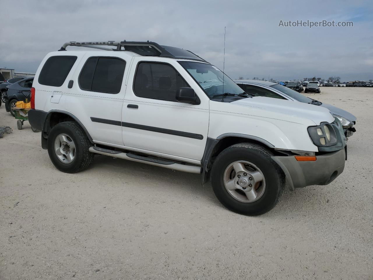 2003 Nissan Xterra Xe White vin: 5N1ED28T93C656832