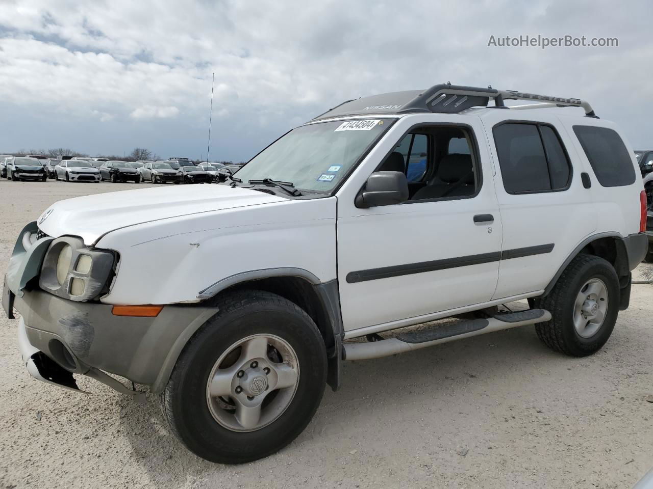 2003 Nissan Xterra Xe White vin: 5N1ED28T93C656832