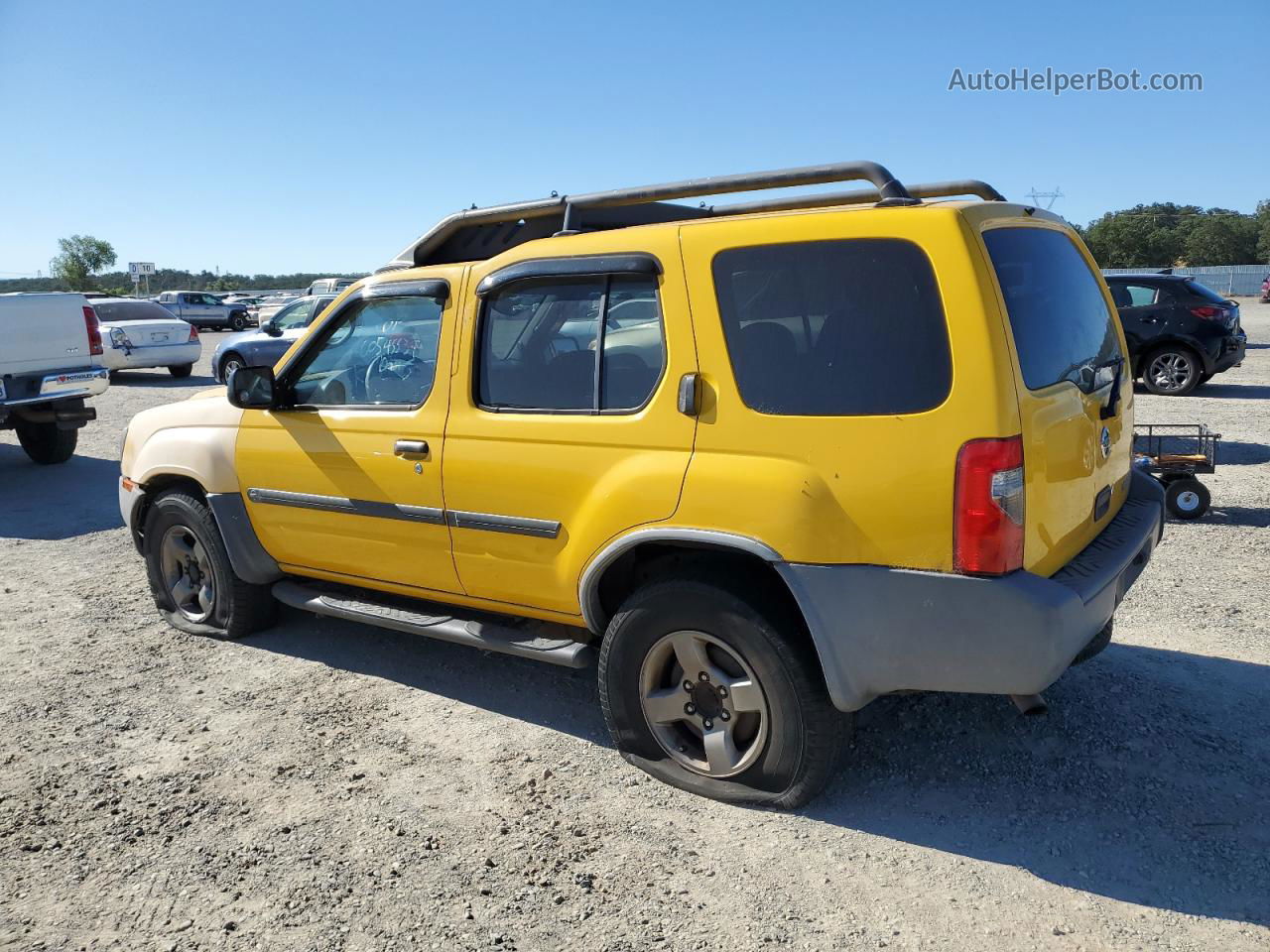 2003 Nissan Xterra Xe Yellow vin: 5N1ED28T93C681570