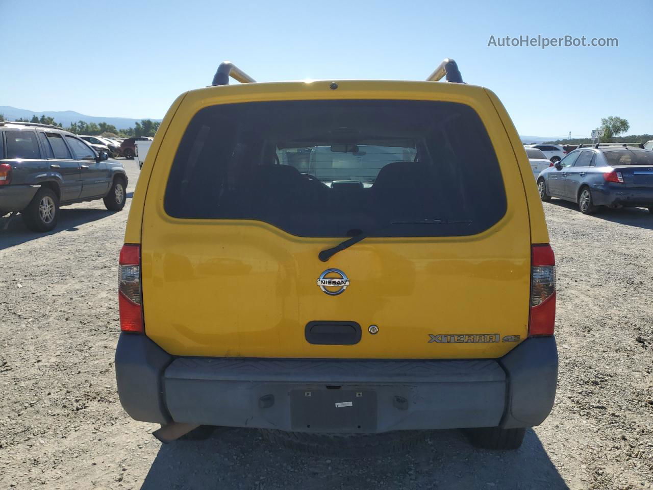 2003 Nissan Xterra Xe Yellow vin: 5N1ED28T93C681570