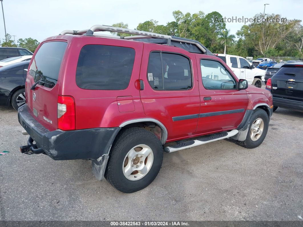 2003 Nissan Xterra Xe Red vin: 5N1ED28T93C696859