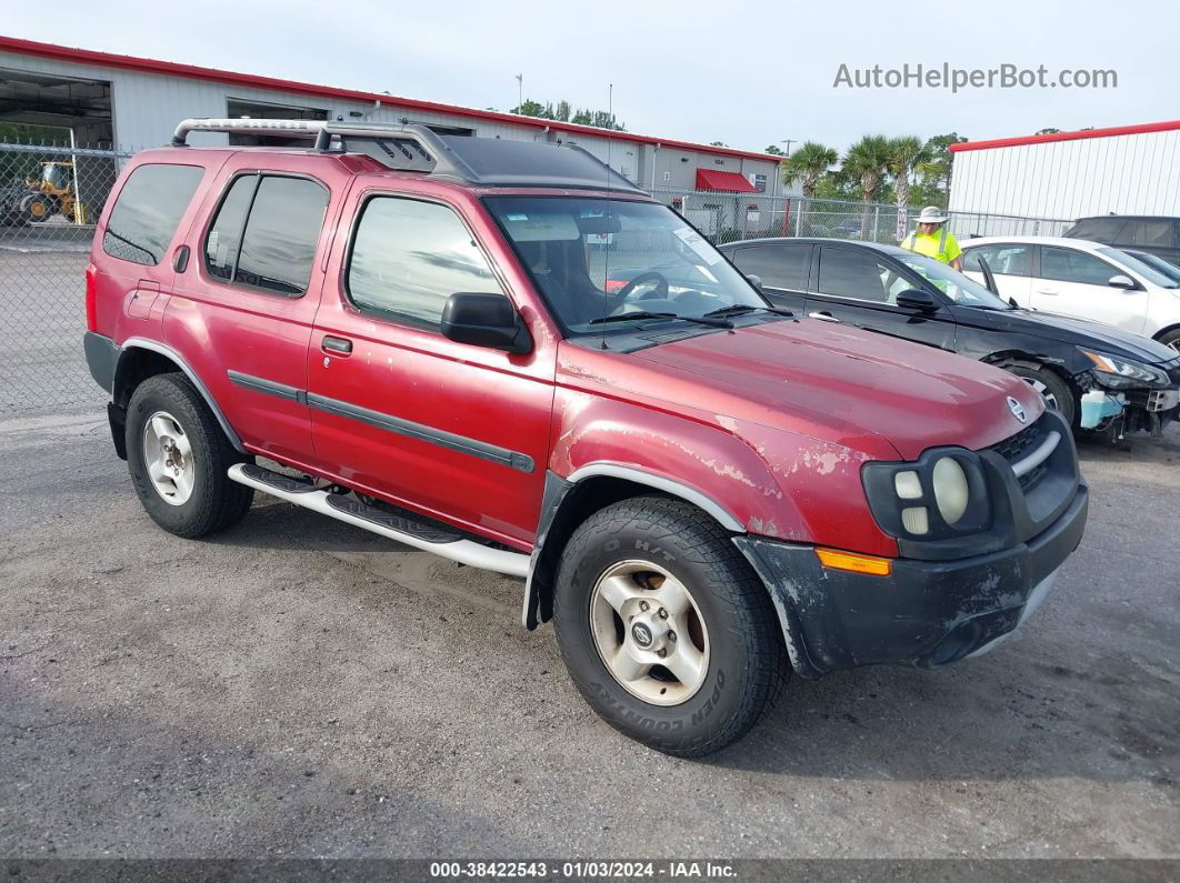 2003 Nissan Xterra Xe Red vin: 5N1ED28T93C696859