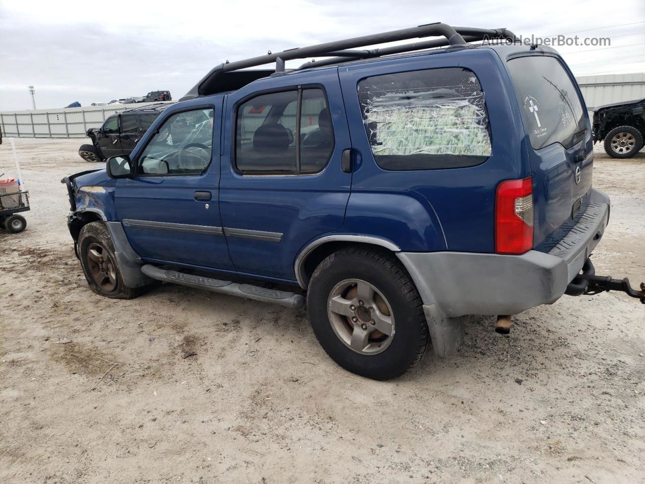 2003 Nissan Xterra Xe Синий vin: 5N1ED28TX3C636802