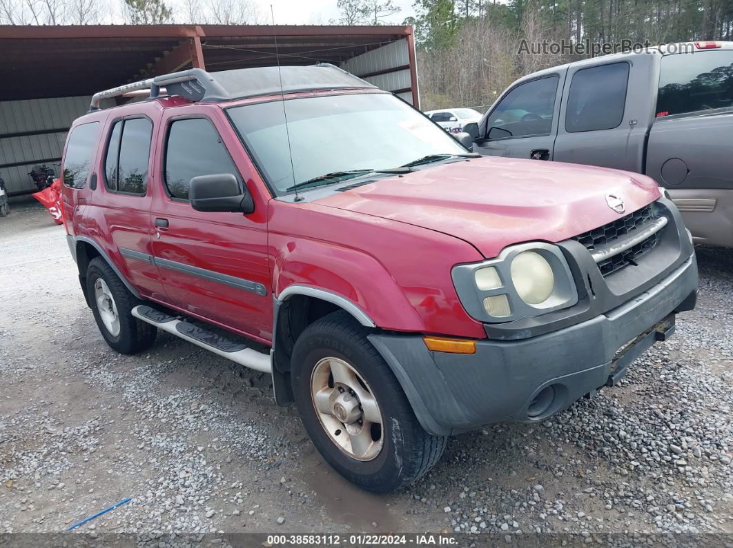 2003 Nissan Xterra Xe Red vin: 5N1ED28TX3C638615