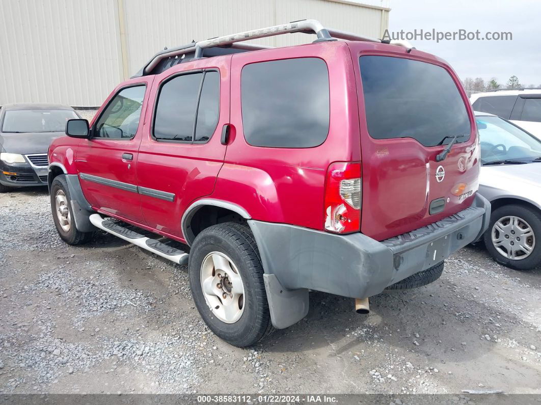 2003 Nissan Xterra Xe Red vin: 5N1ED28TX3C638615