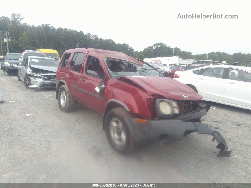 2003 Nissan Xterra Xe Red vin: 5N1ED28TX3C642244