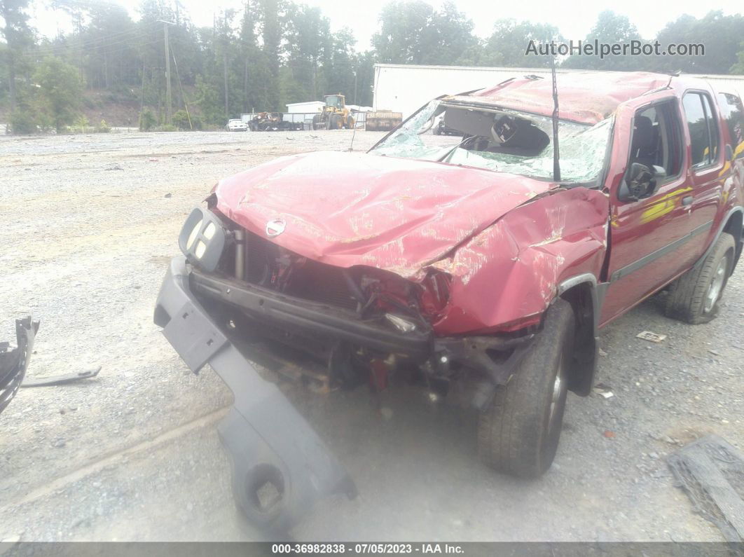 2003 Nissan Xterra Xe Red vin: 5N1ED28TX3C642244