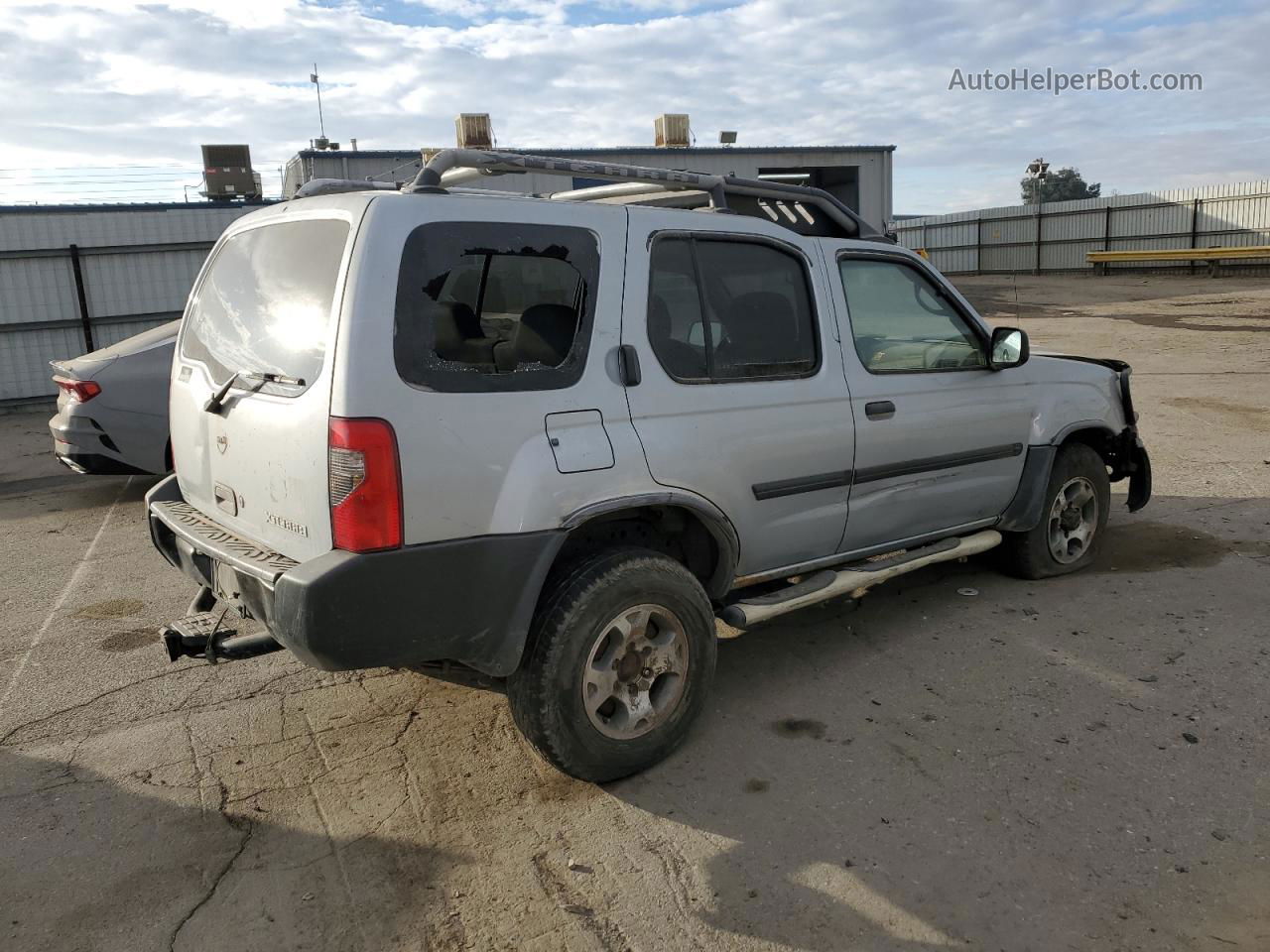 2003 Nissan Xterra Xe Silver vin: 5N1ED28Y03C638585