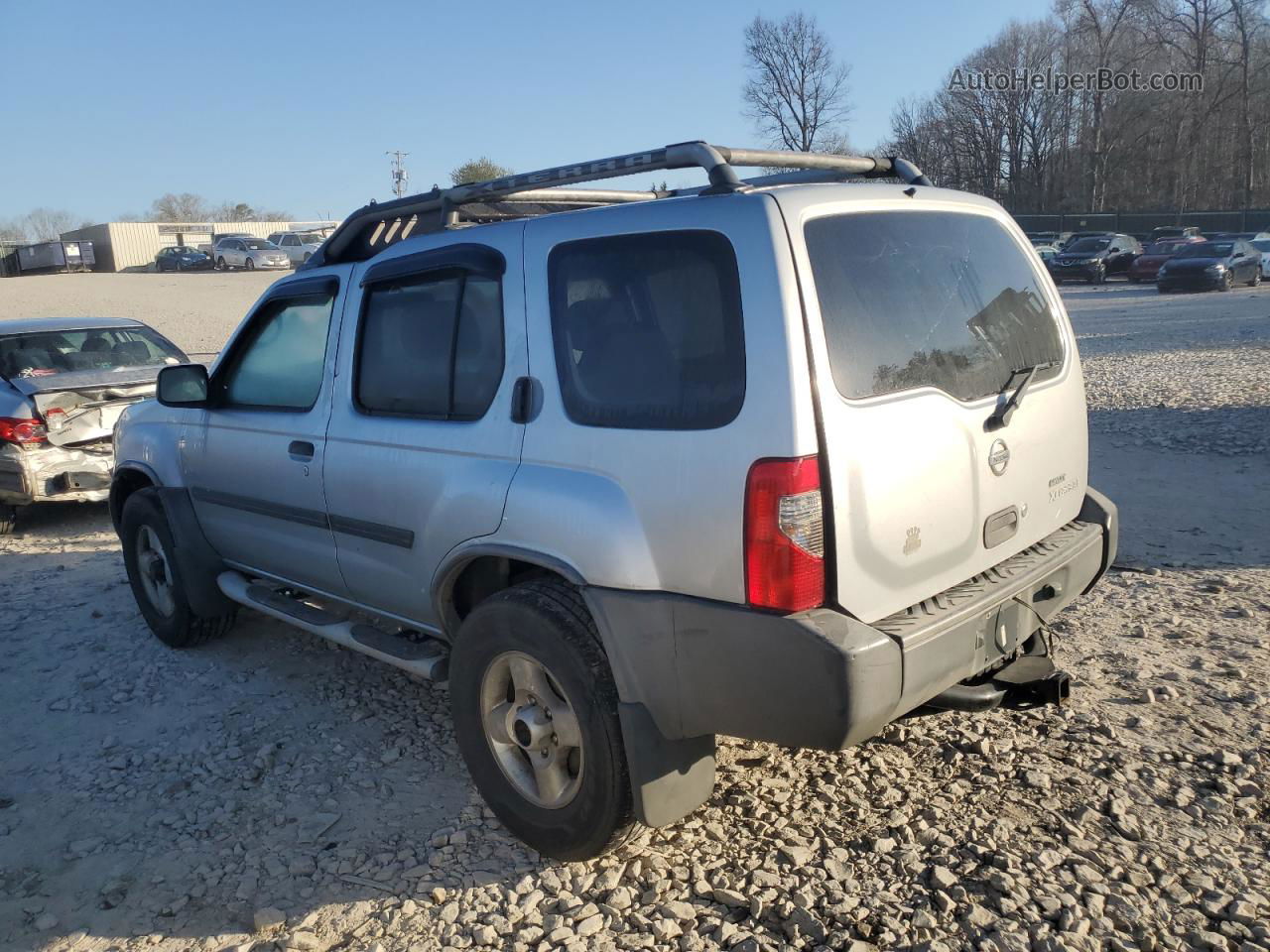 2003 Nissan Xterra Xe Silver vin: 5N1ED28Y03C697328