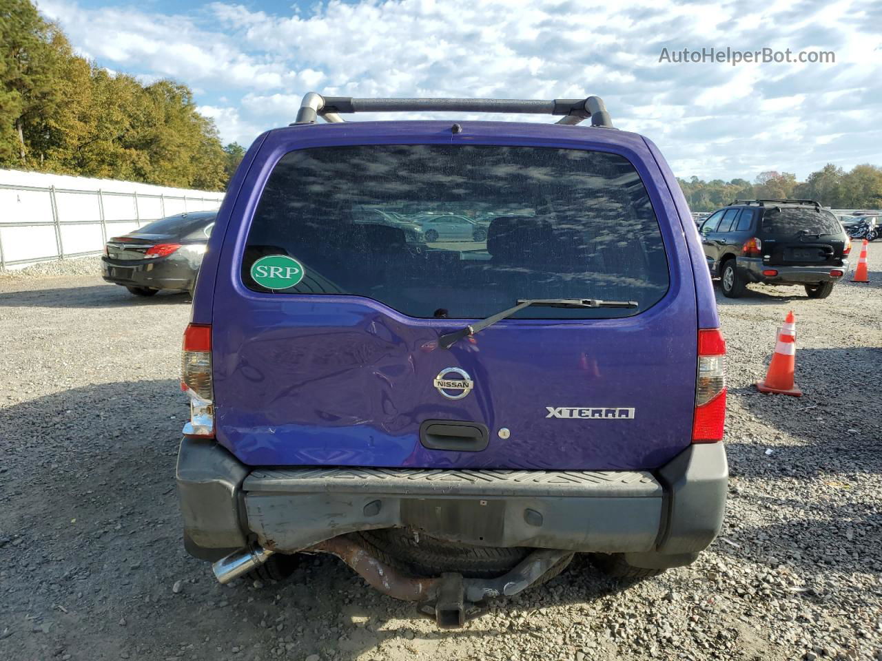 2003 Nissan Xterra Xe Purple vin: 5N1ED28Y13C651653