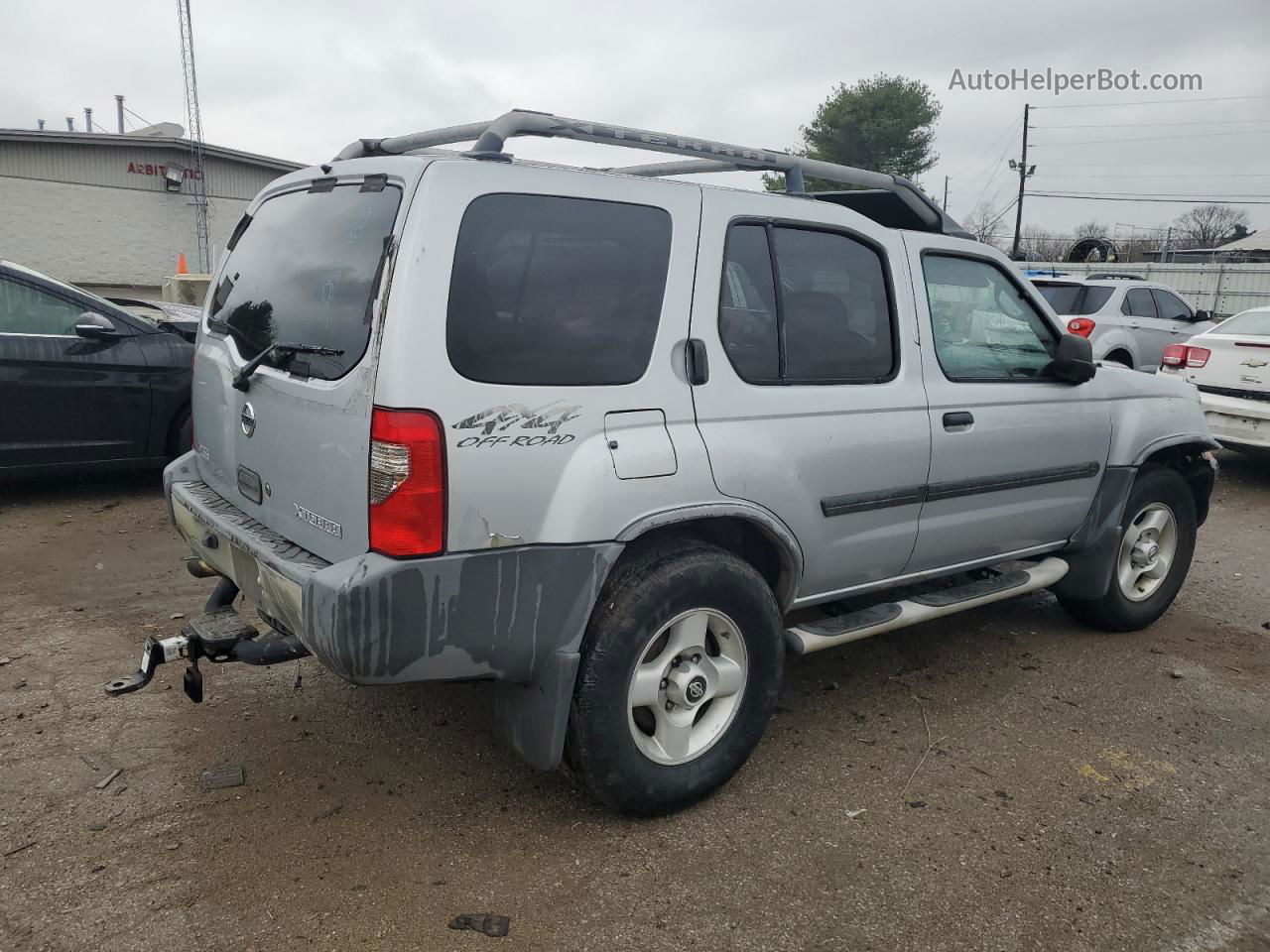 2003 Nissan Xterra Xe Silver vin: 5N1ED28Y13C700138