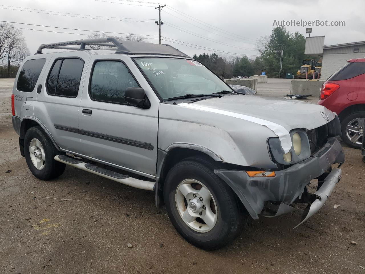 2003 Nissan Xterra Xe Silver vin: 5N1ED28Y13C700138