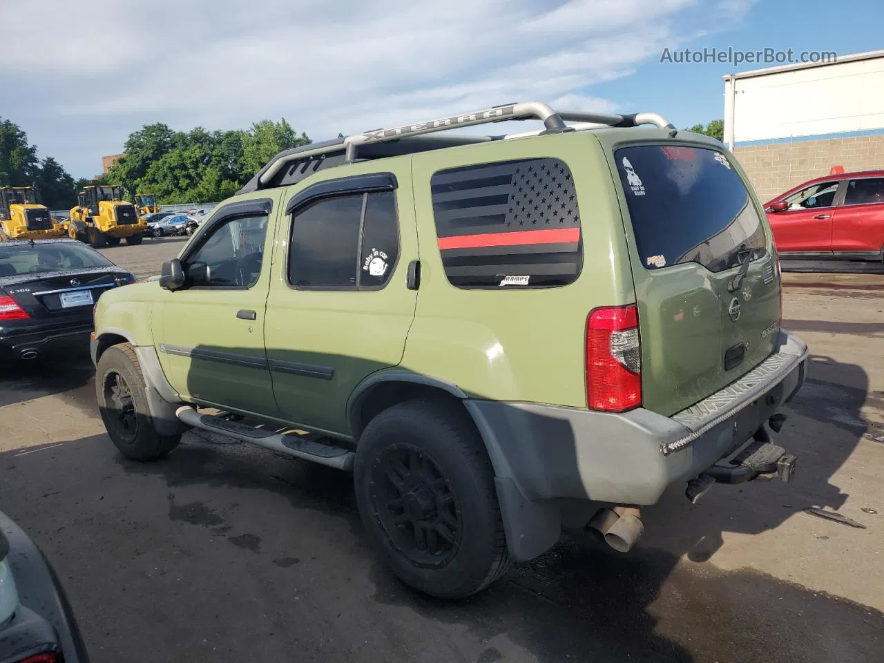 2003 Nissan Xterra Xe Green vin: 5N1ED28Y23C687660