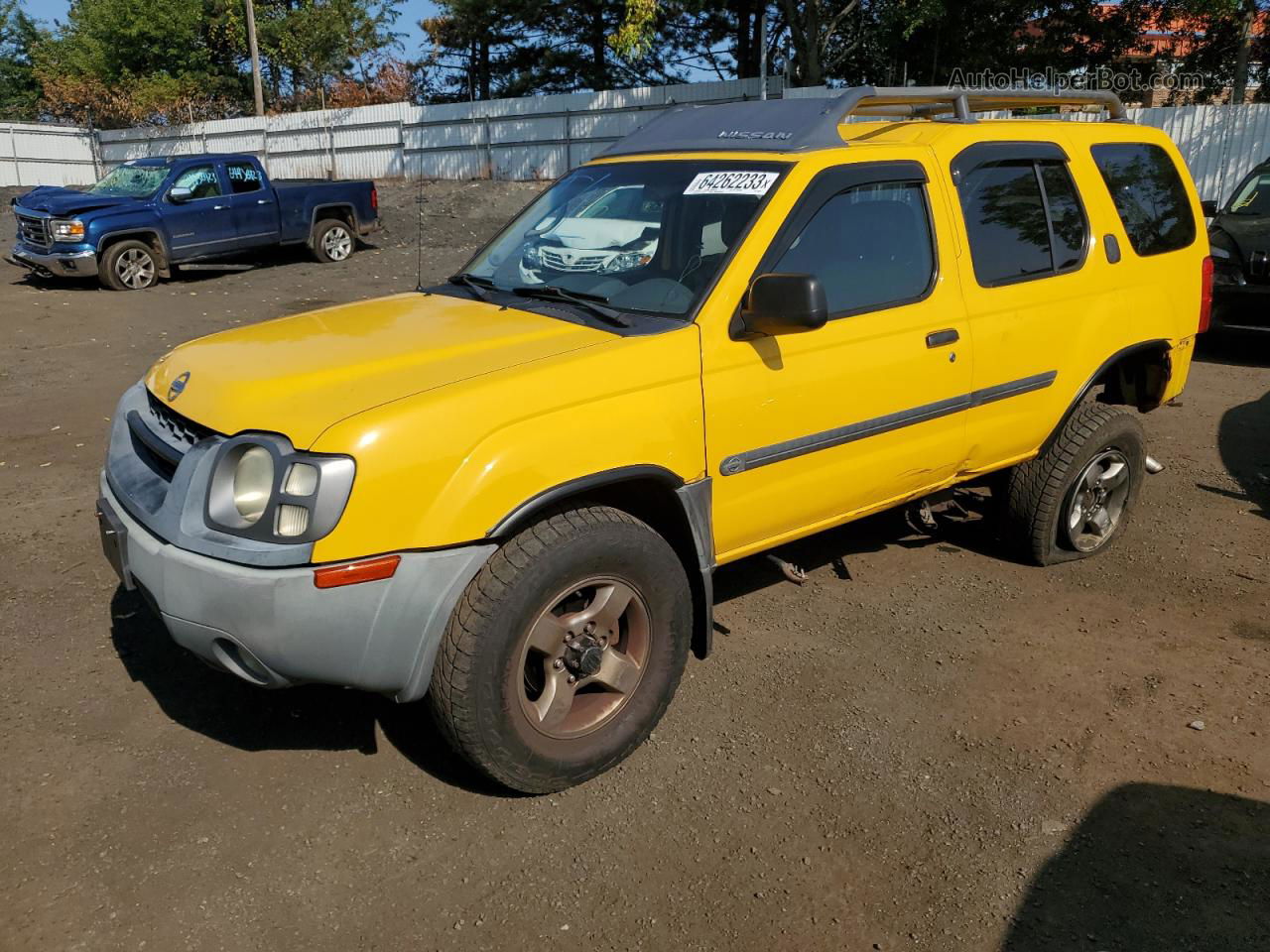 2003 Nissan Xterra Xe Желтый vin: 5N1ED28Y23C688601