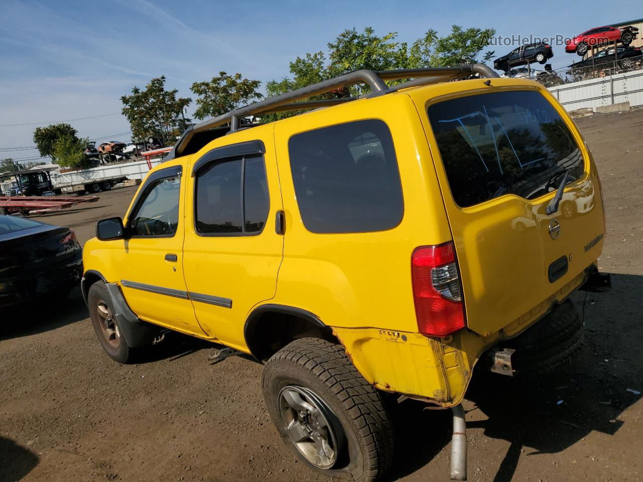 2003 Nissan Xterra Xe Желтый vin: 5N1ED28Y23C688601