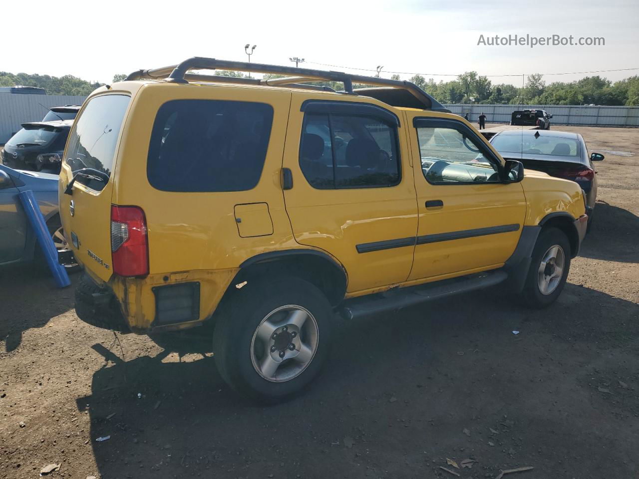 2003 Nissan Xterra Xe Желтый vin: 5N1ED28Y23C688601