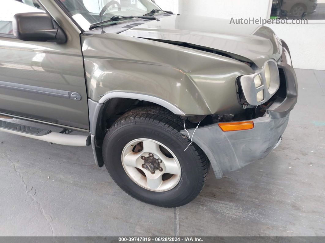 2003 Nissan Xterra Xe Зеленый vin: 5N1ED28Y23C694480