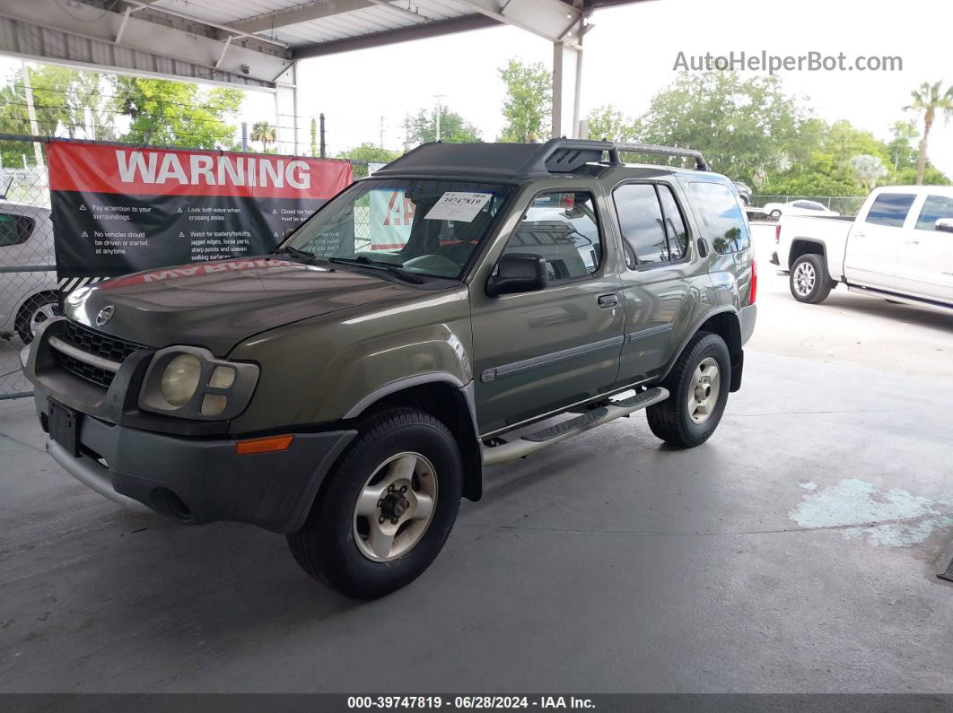 2003 Nissan Xterra Xe Green vin: 5N1ED28Y23C694480