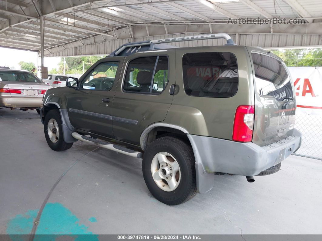 2003 Nissan Xterra Xe Green vin: 5N1ED28Y23C694480