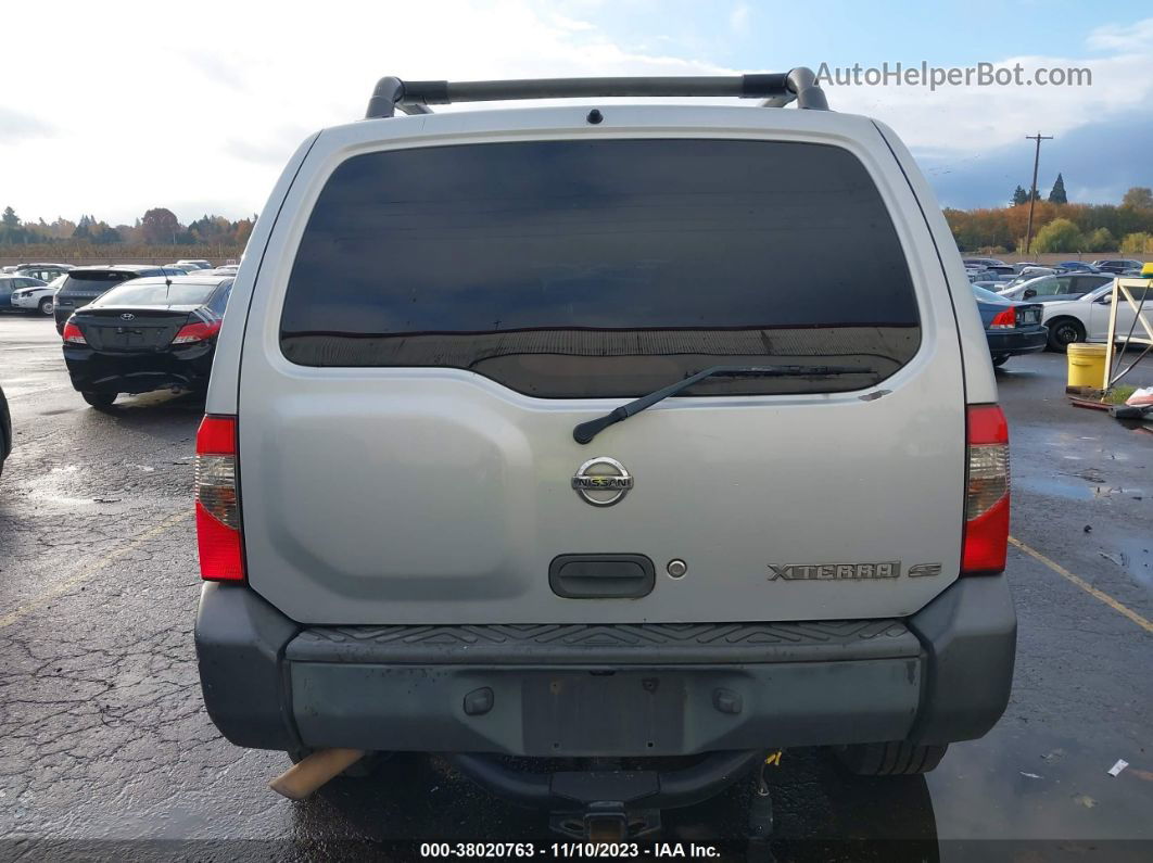 2003 Nissan Xterra Se Silver vin: 5N1ED28Y33C647233