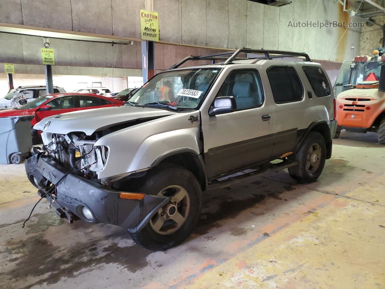 2003 Nissan Xterra Xe Silver vin: 5N1ED28Y33C666350