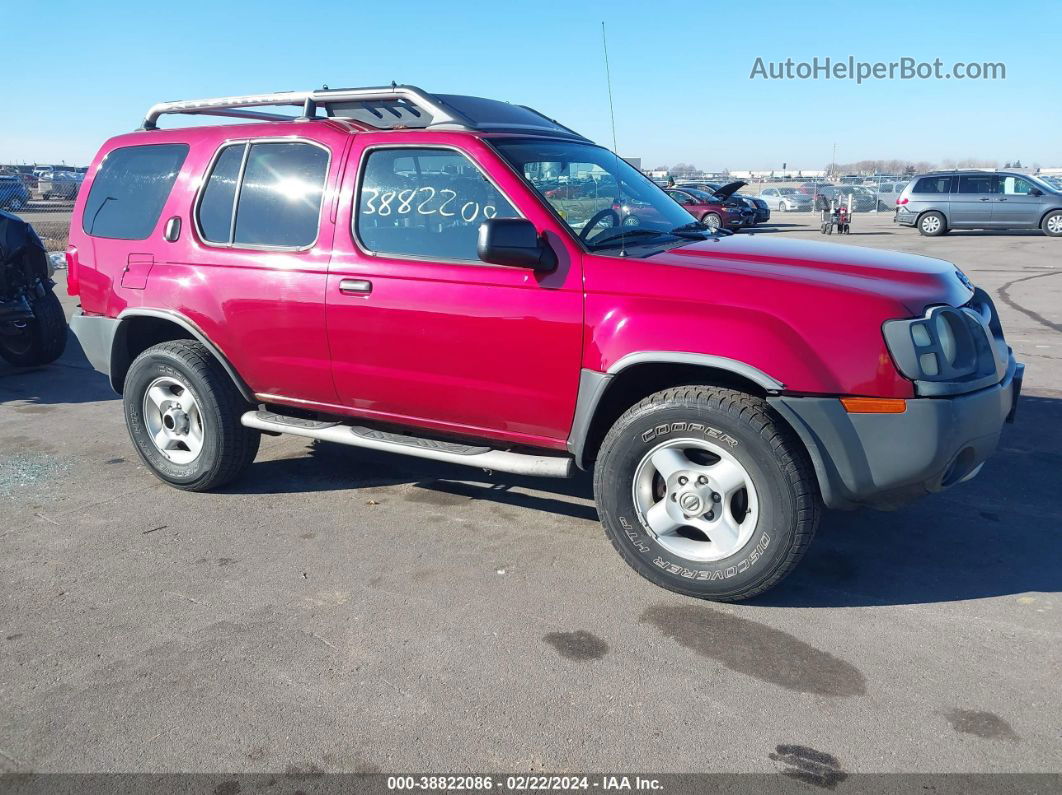 2003 Nissan Xterra Xe Красный vin: 5N1ED28Y33C681155